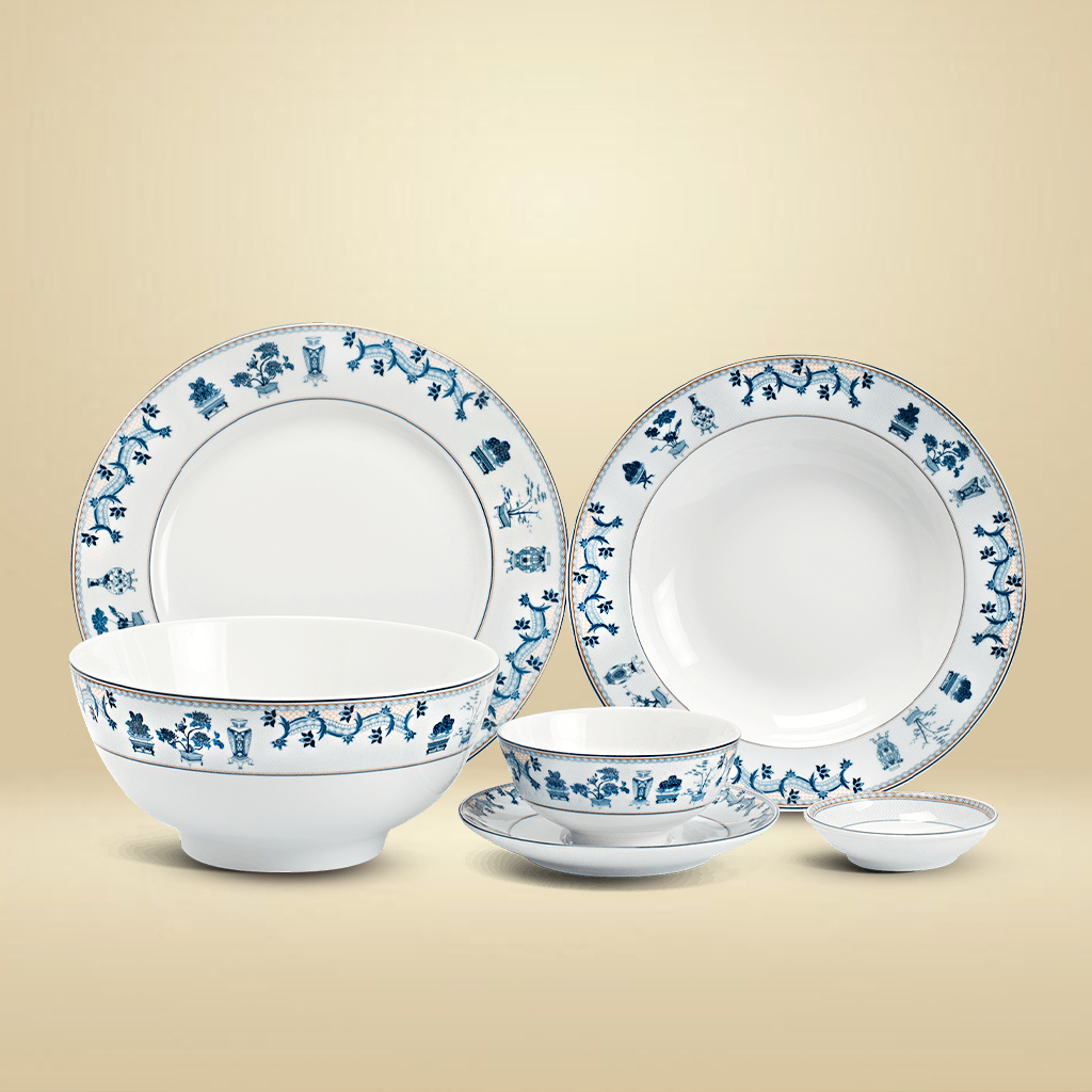 Bộ đồ ăn 36 sản phẩm - Jasmine - Tứ Quý