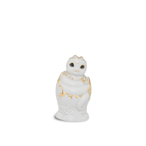Tượng Rắn Phúc Thái 9.8 cm - Trắng