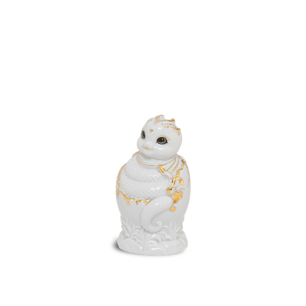 Tượng Rắn Phúc Thái 9.8 cm - Trắng