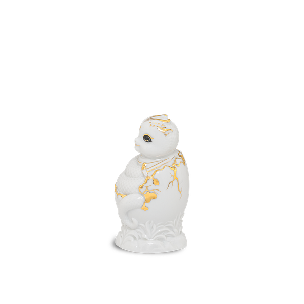 Tượng Rắn Phúc Thái 9.8 cm - Trắng