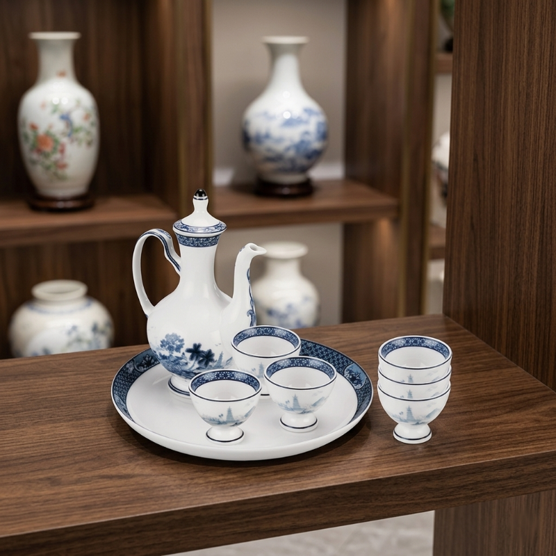 Bộ khay rượu 0.27 L - Hoàng Cung - Hồn Việt