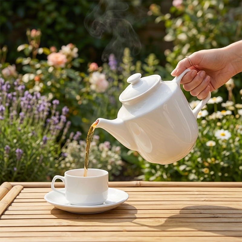 Bộ trà 1.1 L - Jasmine - Trắng