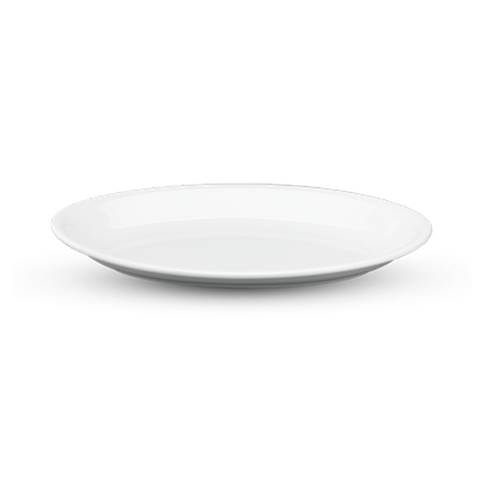 Dĩa Oval ảo 21cm - Daisy - Trắng