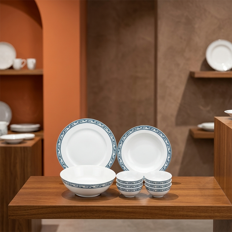 Bộ đồ ăn 9 sản phẩm - Jasmine - Chim Lạc