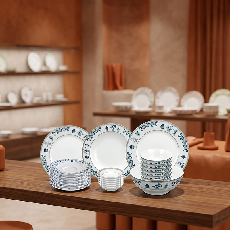 Bộ đồ ăn 22 sản phẩm - Jasmine - Tứ Quý