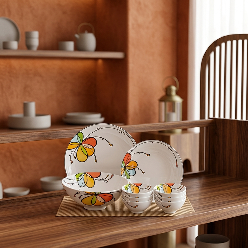 Bộ đồ ăn 9 sản phẩm - Daisy - Bóng Bay