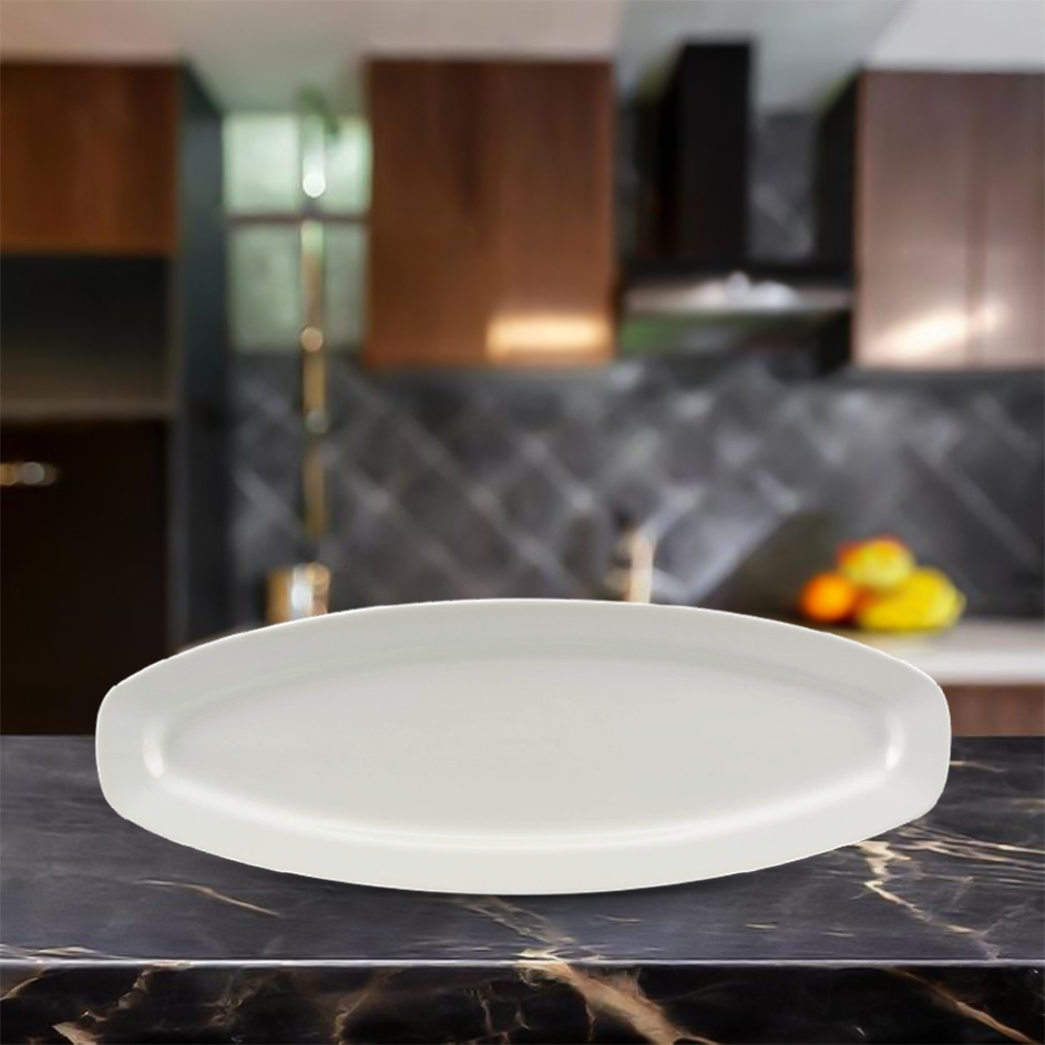 Dĩa oval 28cm - Misc Assortment Lys - Trắng Ngà