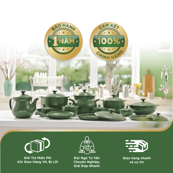 Nồi dưỡng sinh Vesta (Nồi tròn cao) 1.2 L + nắp (CK) - Màu Xám 2