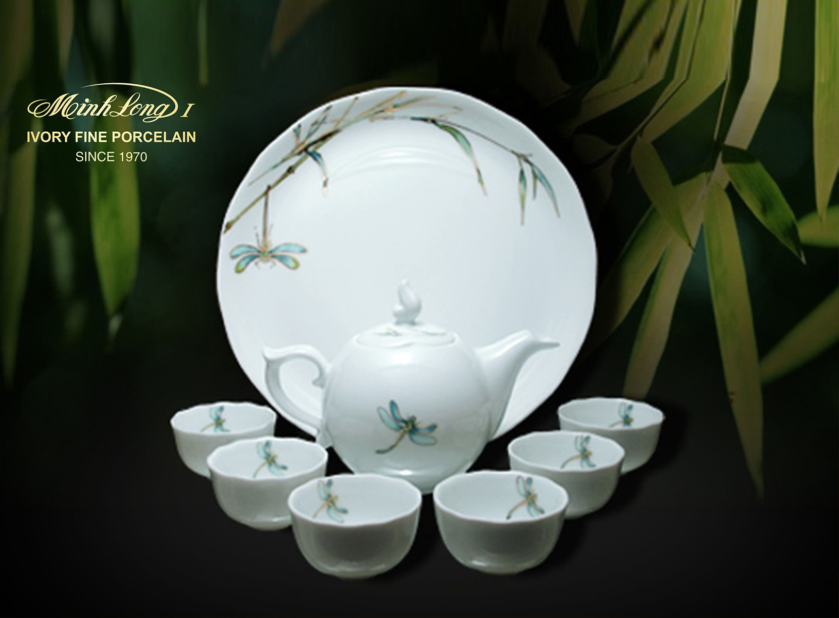Bộ trà 0.3L - Mẫu Đơn IFP - Thanh Trúc