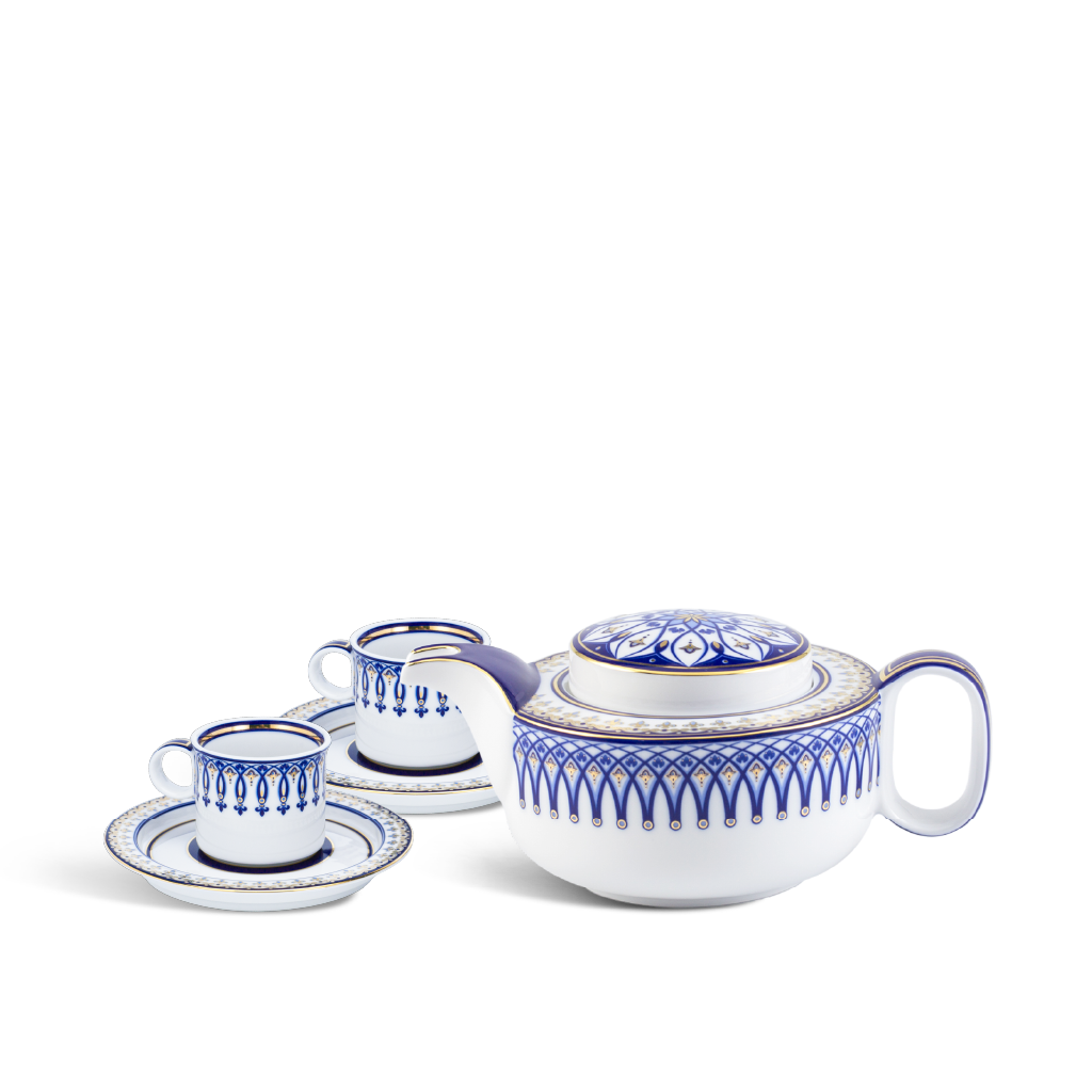 Bộ trà 0.38 L - Gastroline - Đồng Tâm Xanh Dương