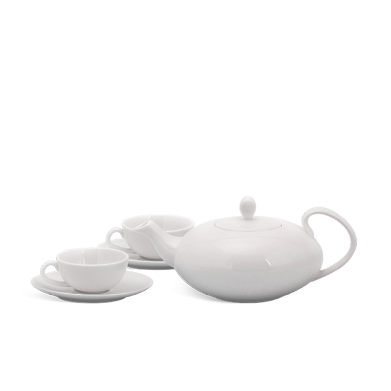 Bộ trà elip 0.47 L - Anna - Trắng Ngà
