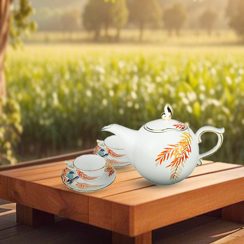 Bộ Trà 0.7 L - Mẫu Đơn - Đôi Bạn