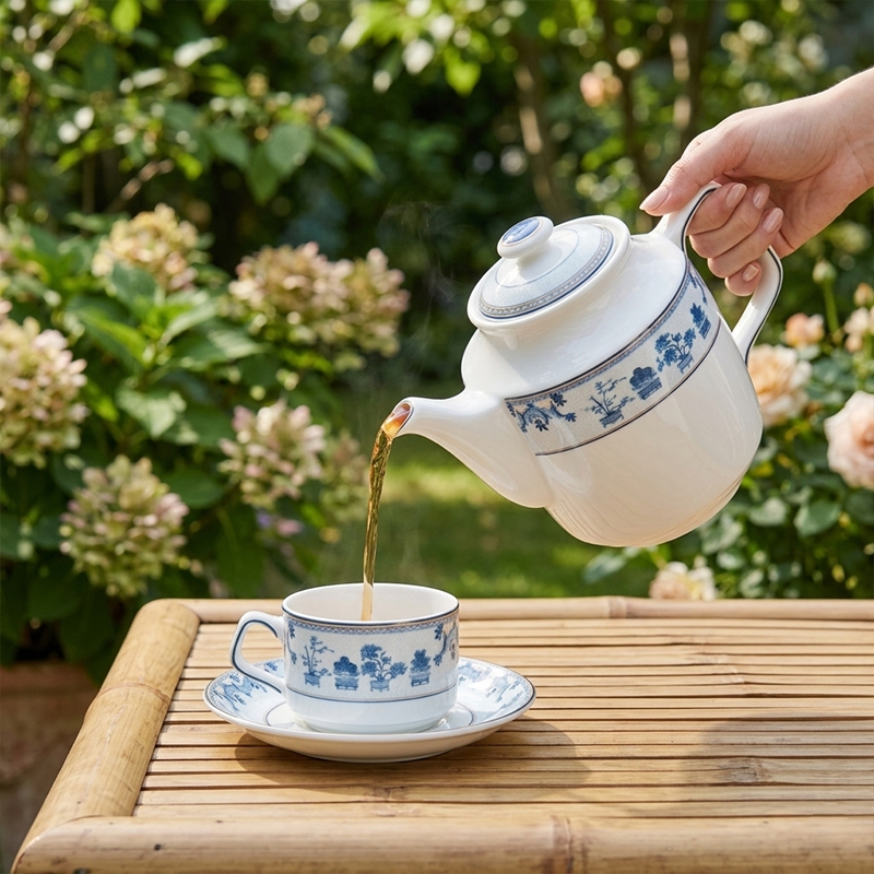 Bộ Trà Minh Long 1.1 L - Jasmine - Tứ Quý