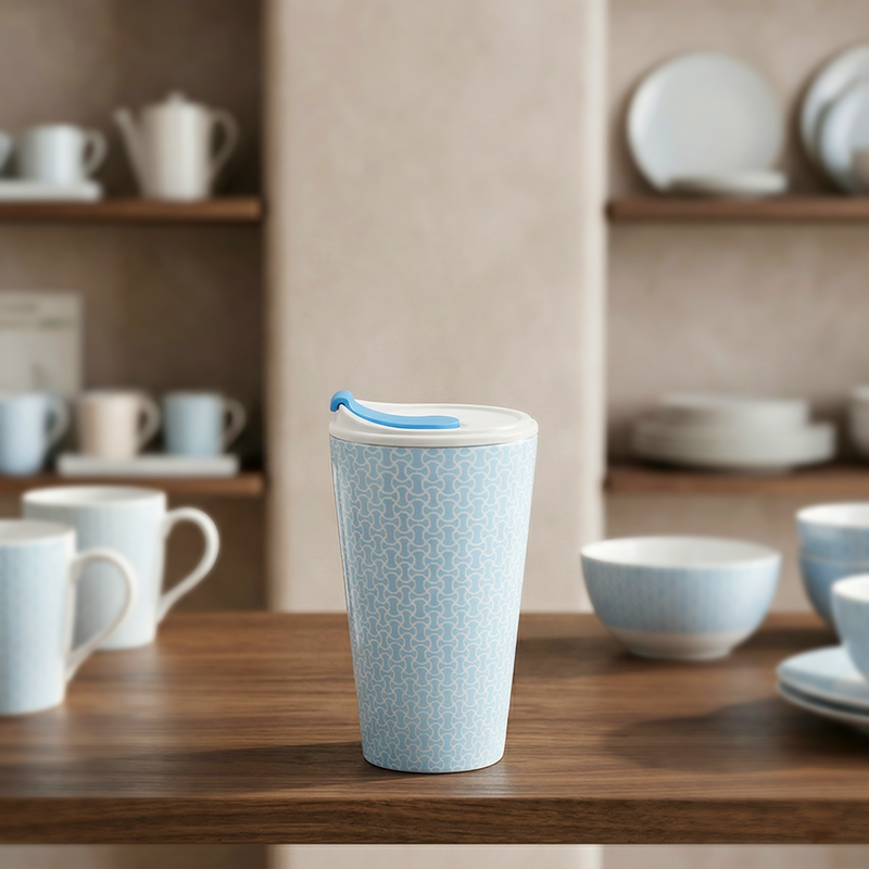 Ly sứ dưỡng sinh 0.48 L (K1) + nắp ống hút DUONGSINH Tiny 2 (LTJ) (214888LTJH)