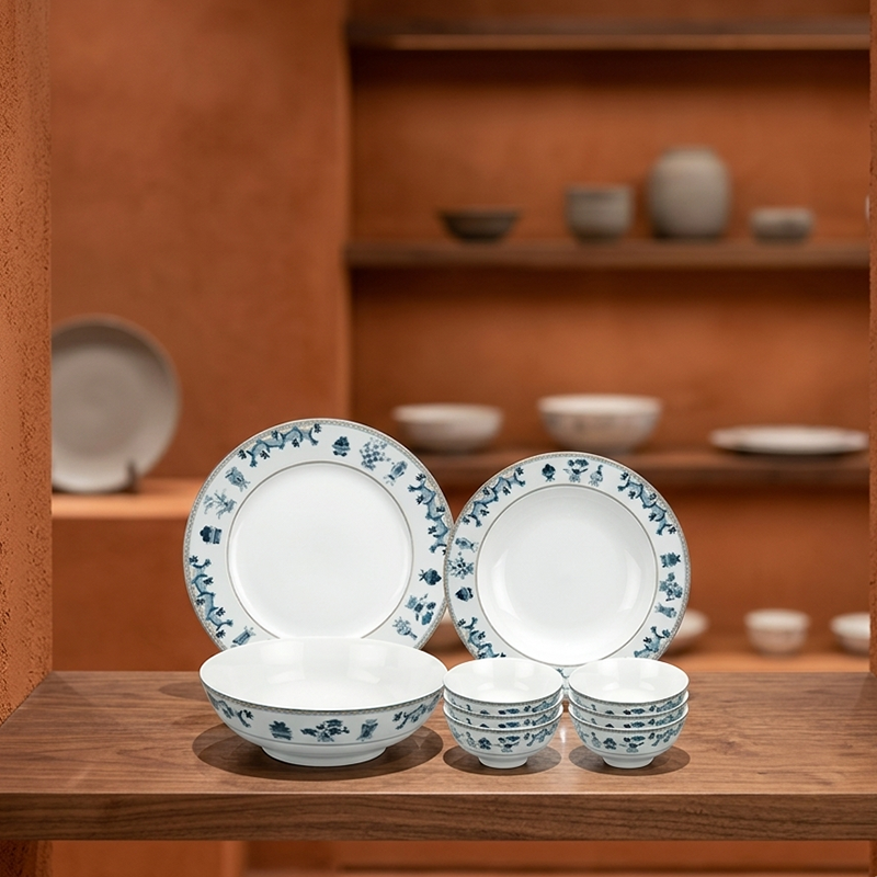 Bộ đồ ăn 9 sản phẩm - Jasmine - Tứ Quý
