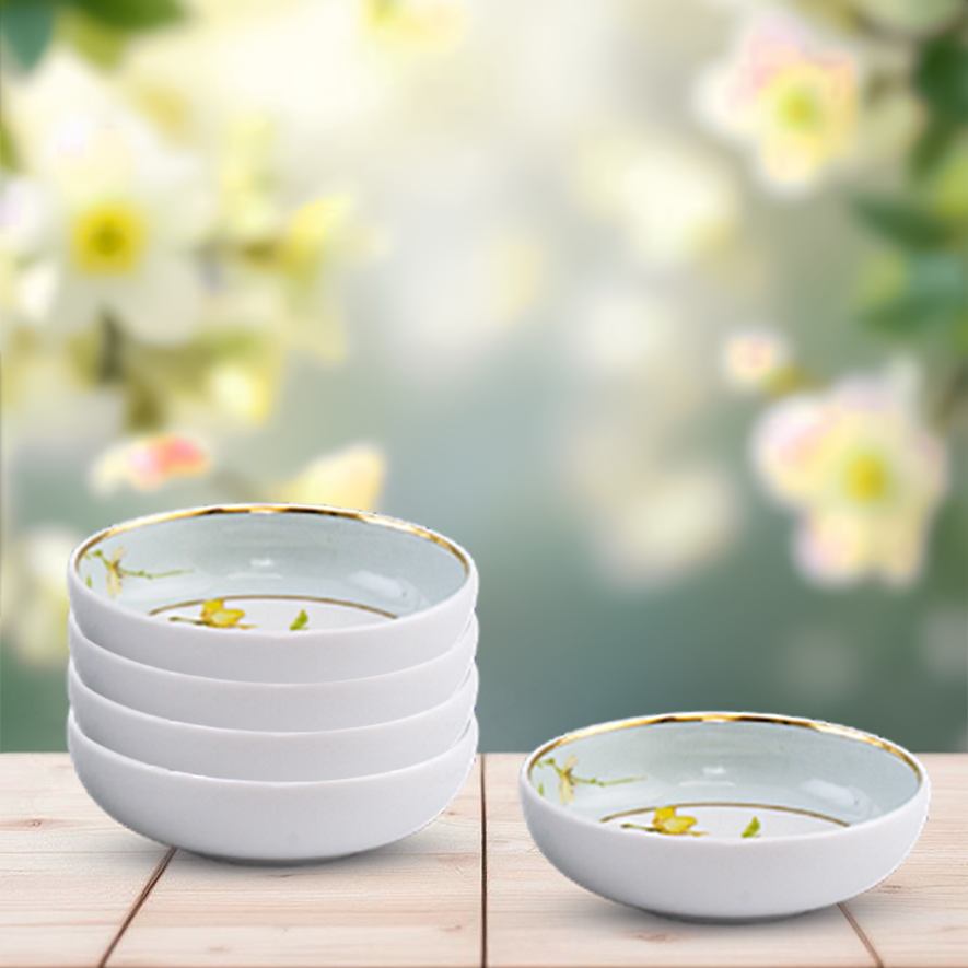 Chén chấm 9 cm - Camellia - Hoa Mai