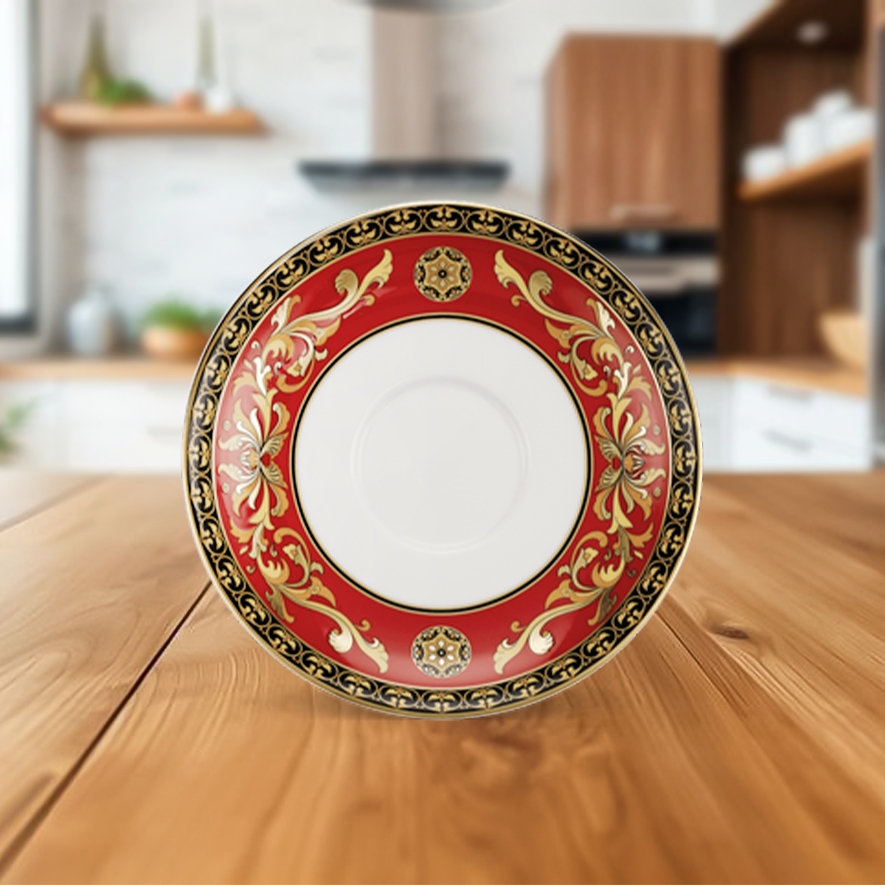 Dĩa lót chén 15 cm - Hoàng Cung - Quốc Sắc