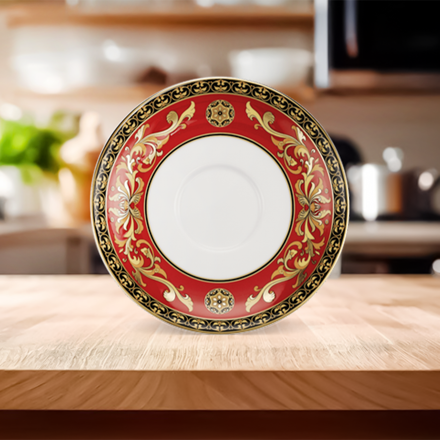 Dĩa lót chén 15 cm - Hoàng Cung - Quốc Sắc