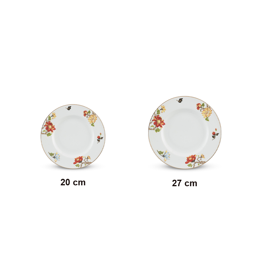 Dĩa tròn - Camellia - Cát Tường