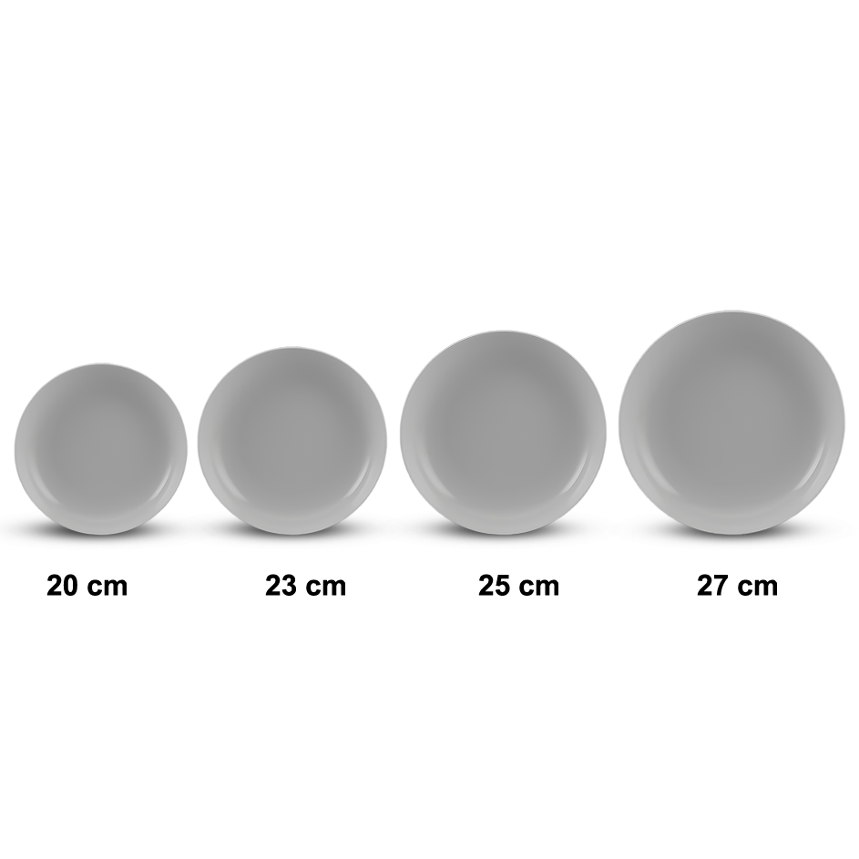 Dĩa sâu lòng 20cm - Camellia - Trắng