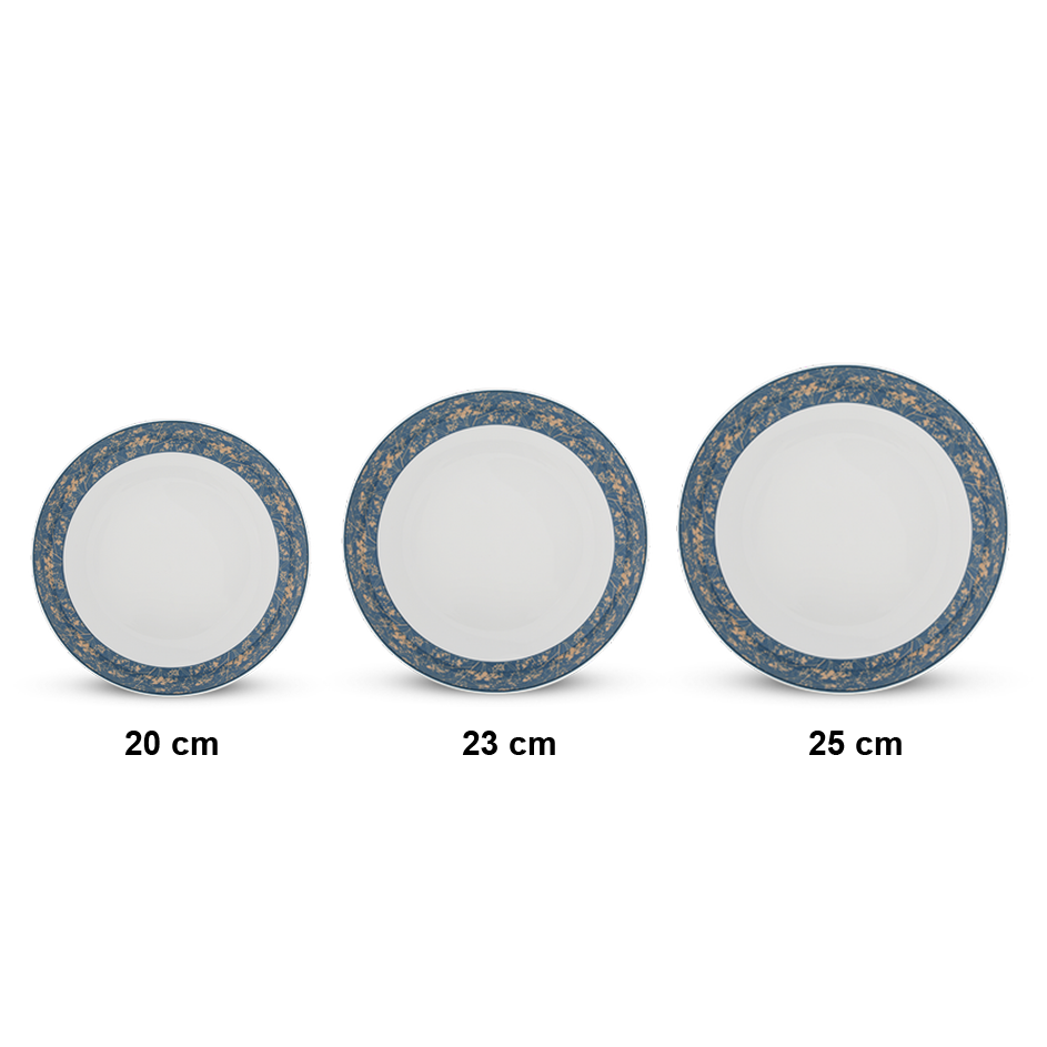 Dĩa sâu lòng 20cm - Camellia - Diệp Lục