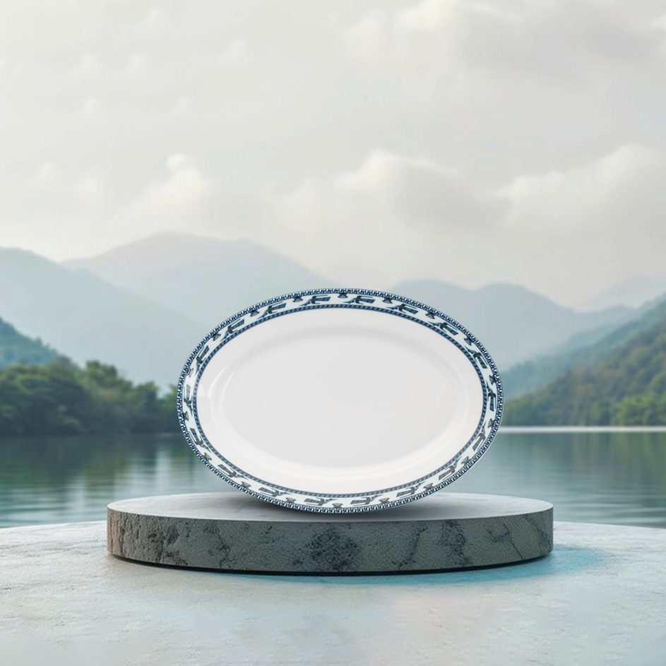 Dĩa Oval 28cm - Jasmine - Chim Lạc