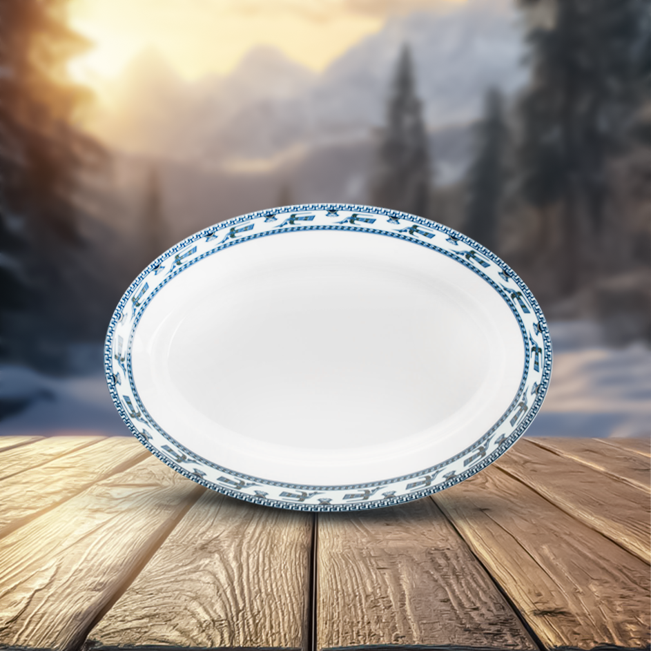 Dĩa Oval 28cm - Jasmine - Chim Lạc