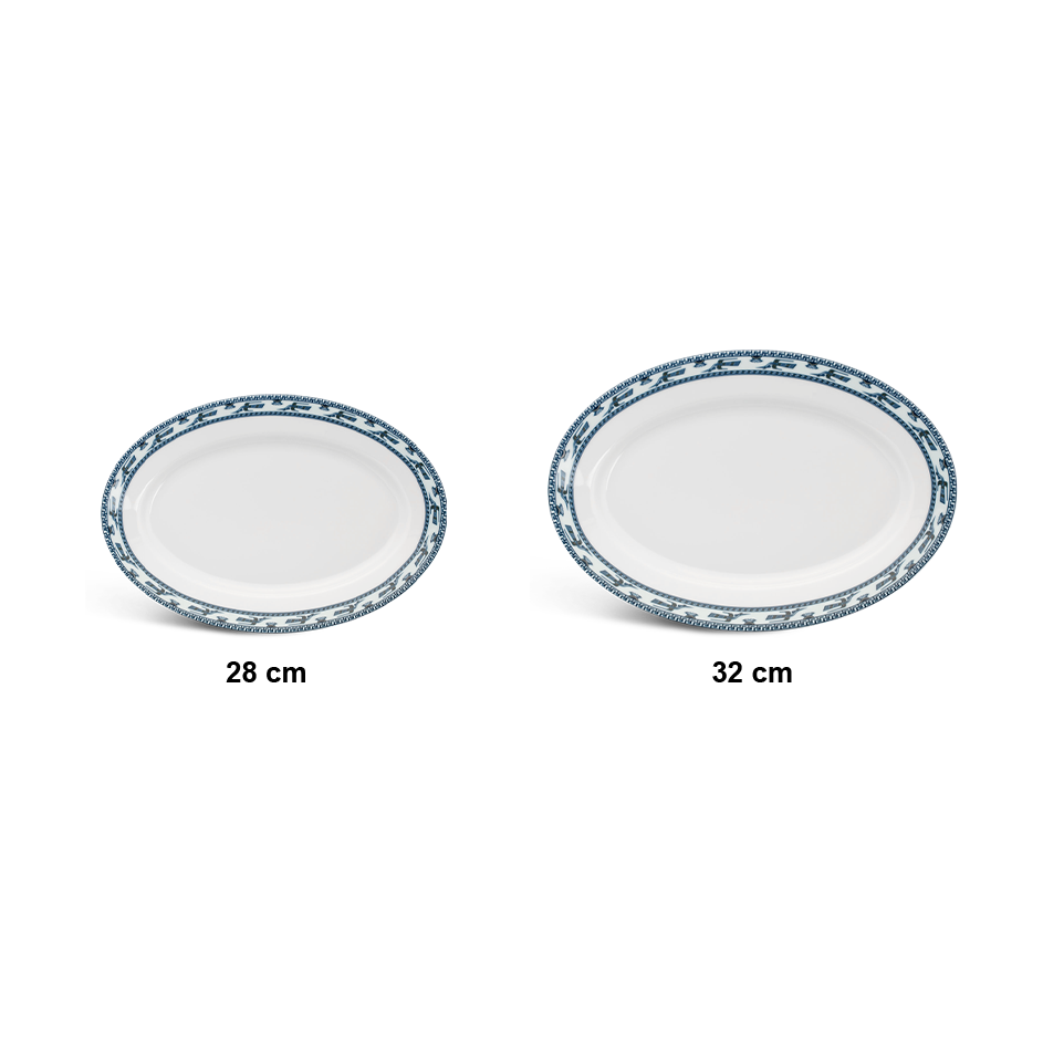 Dĩa Oval 28cm - Jasmine - Chim Lạc