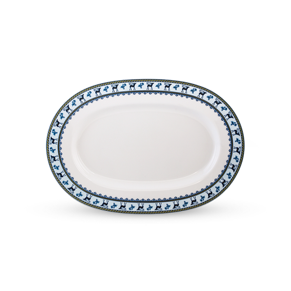 Dĩa Oval 32 cm - Camellia - Lộc Lạc