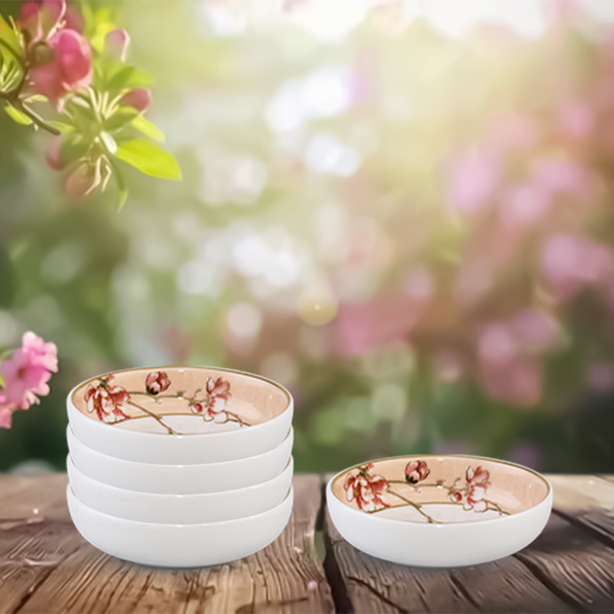 Chén chấm 9 cm - Camellia - Hoa Đào