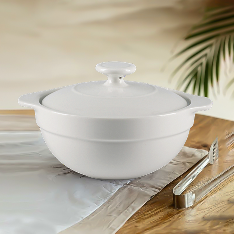 Thố cá nhân cạn Luna 0.3L + Nắp