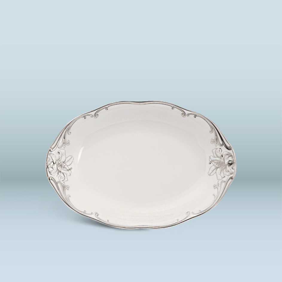 Dĩa Oval 32 cm - Đài Các - Trang trí Bạch Kim