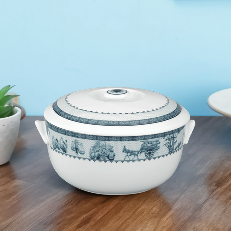 Thố 18 cm + nắp - Jasmine - Thôn Dã