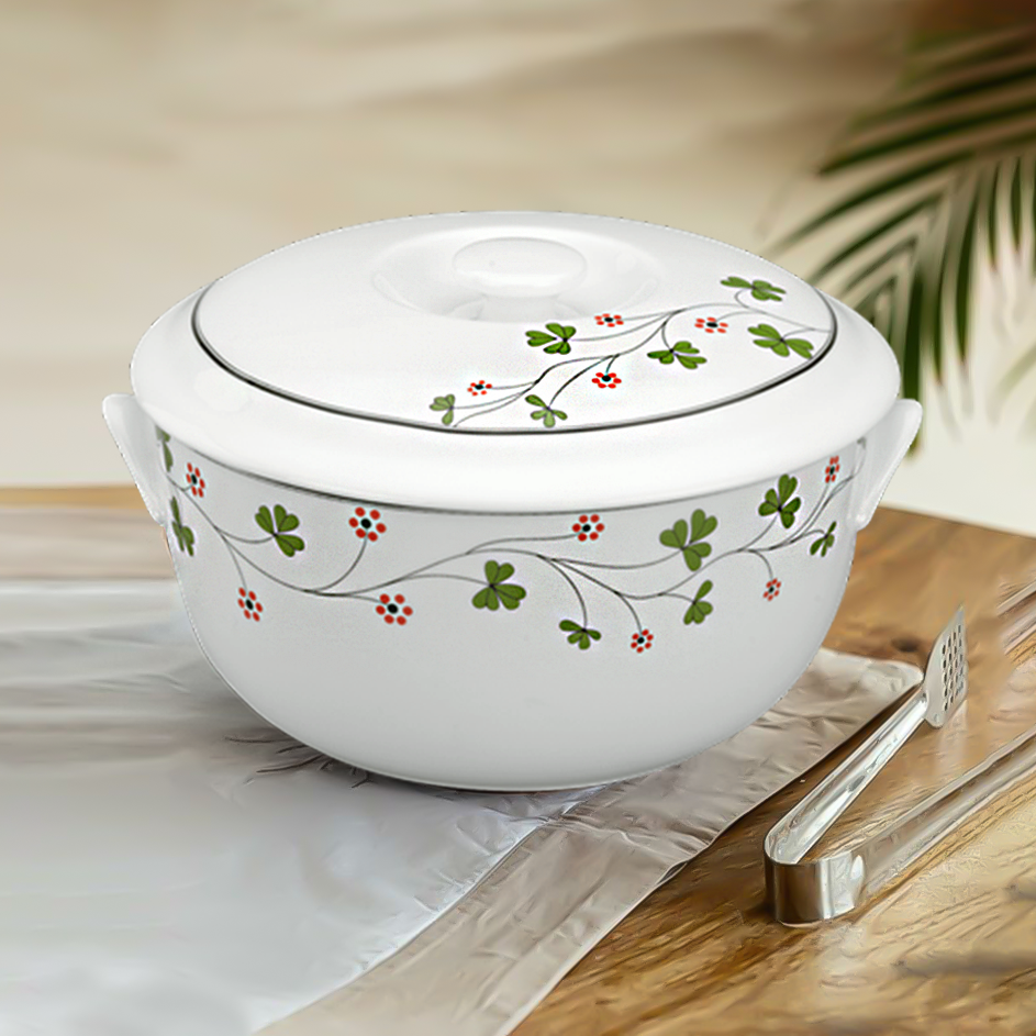 Thố 18 cm + nắp - Jasmine - Hoa May Mắn