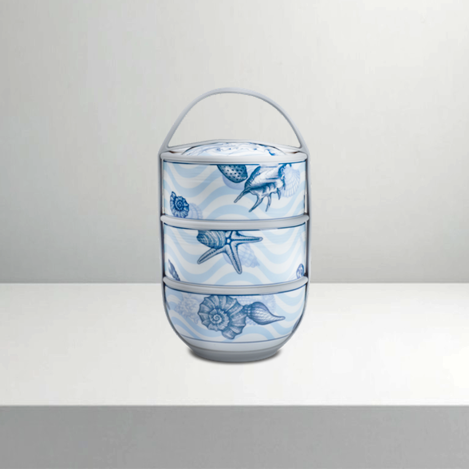 Hộp dưỡng sinh 3 tầng 12.5 cm - Đại Dương