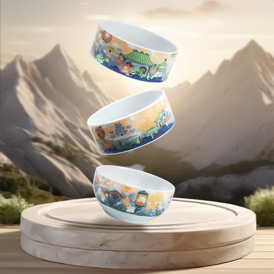 Hộp dưỡng sinh 3 tầng 12.5 cm - Thưởng Trăng