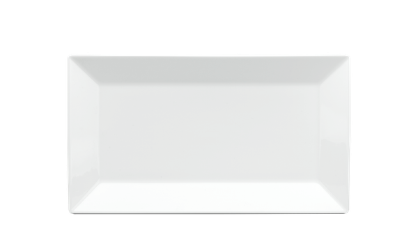 Dĩa chữ nhật lá 30 x 17 cm - Daisy Lys - Trắng Ngà