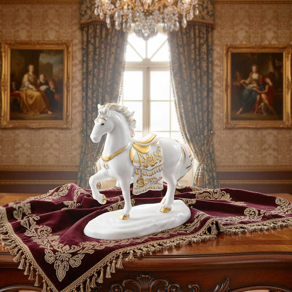 Tượng Bảo Mã 10.5 cm - Tượng - Trắng