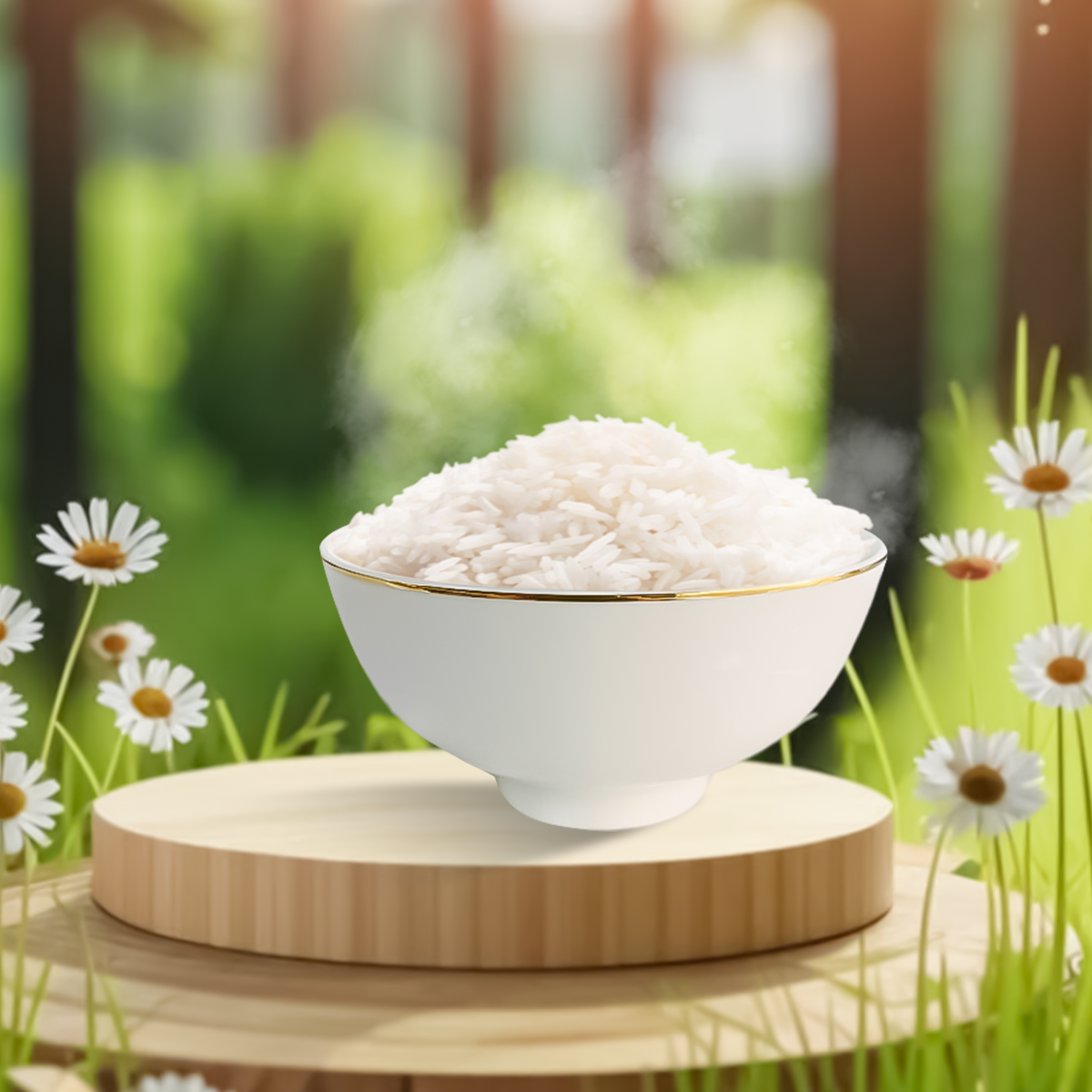 Chén cơm 11.5 cm - Jasmine IFP - Viền Chỉ Vàng