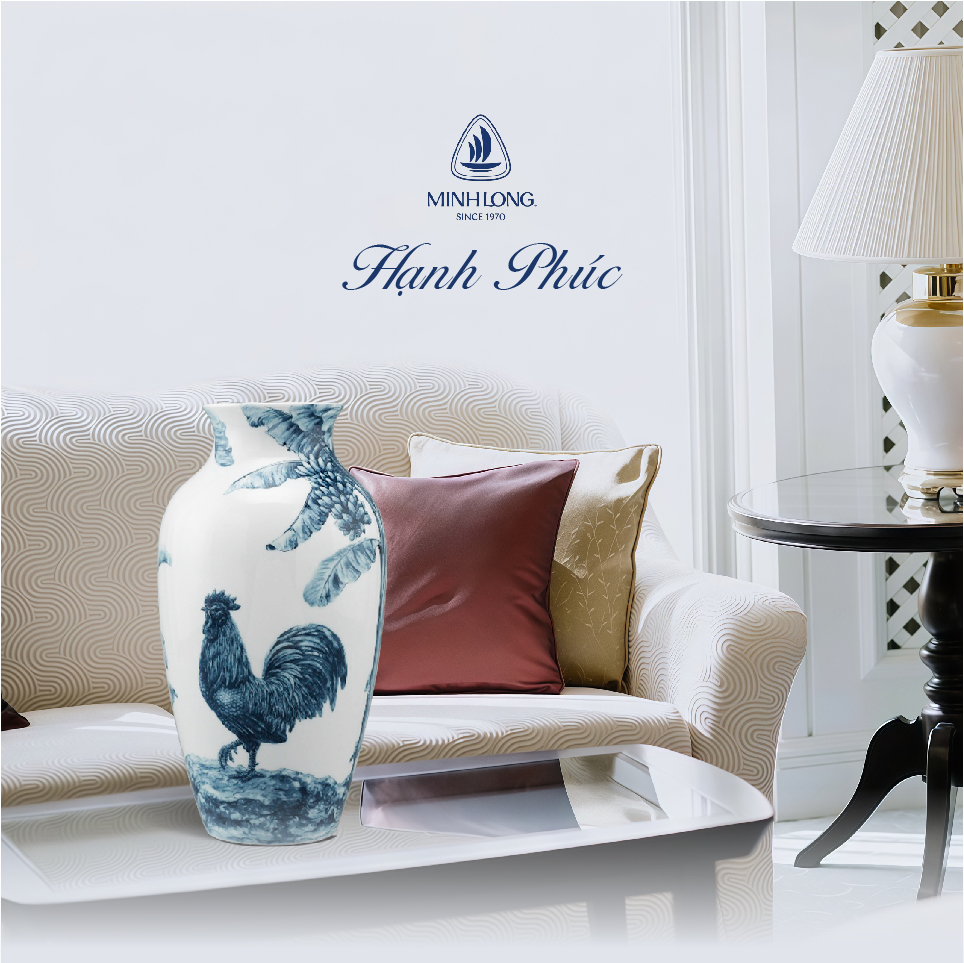 Bình hoa 27 cm - Hạnh Phúc