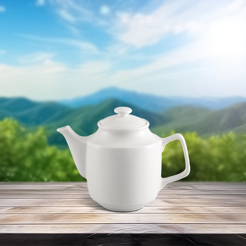 Bình trà 1.1 L + nắp Jasmine Lys Trắng Ngà