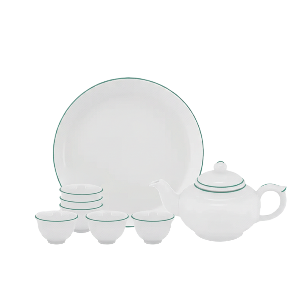 Bộ trà 0.35 L - Jasmine - Chỉ Xanh Lá