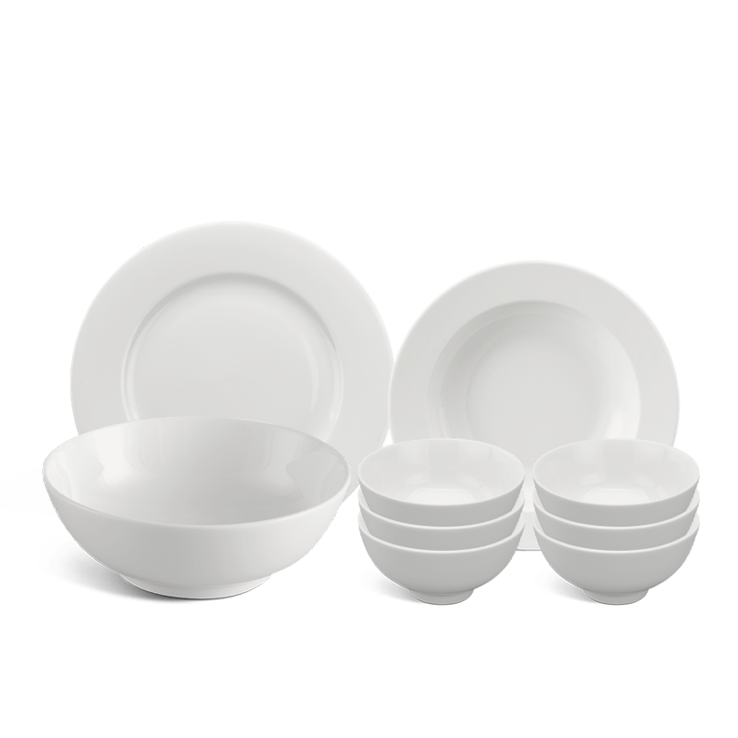 Bộ đồ ăn 9 sản phẩm - Jasmine IFP - Trắng Ngà