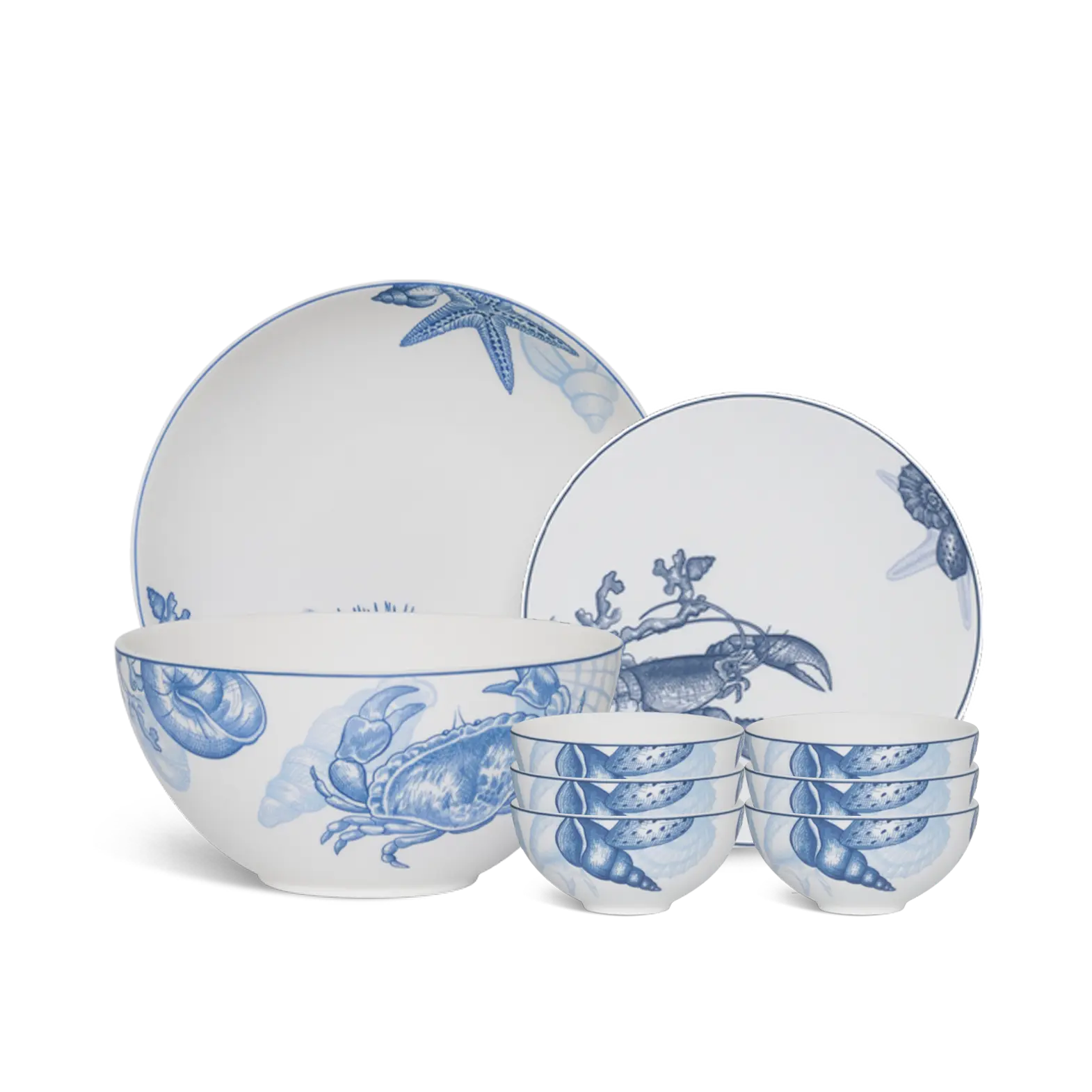 Bộ đồ ăn 09 sản phẩm - Timeless IFP - Đại Dương Sương Mờ