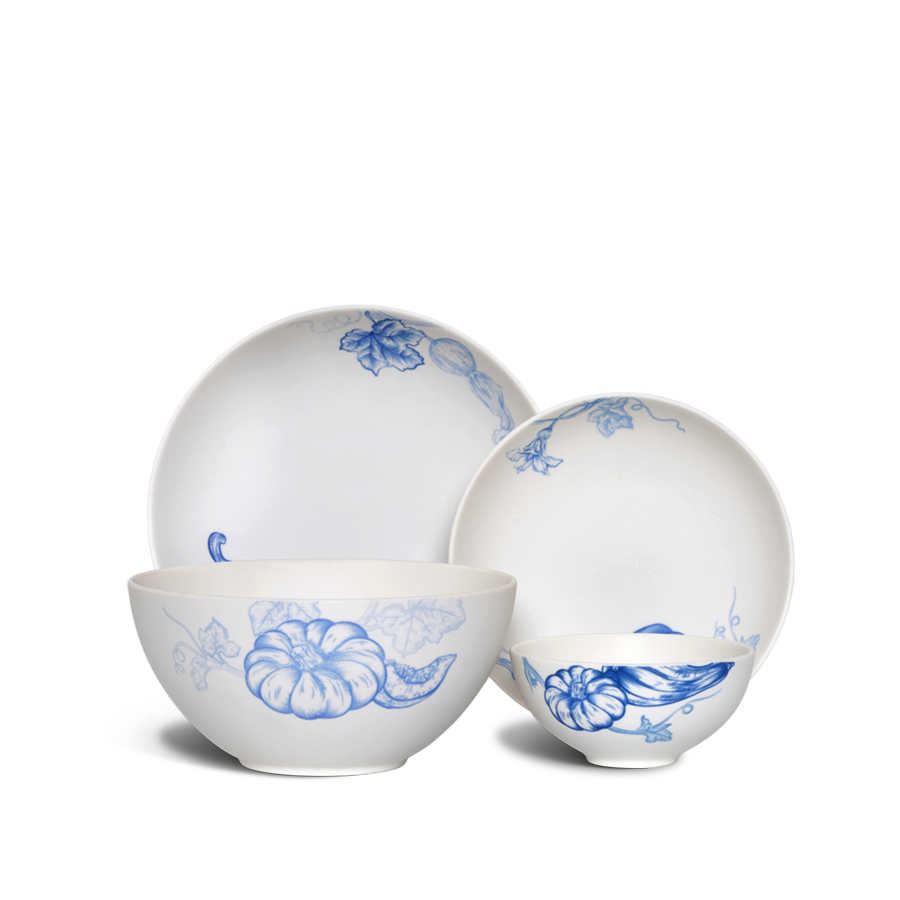 Bộ đồ ăn 09 sản phẩm - Timeless IFP - Vườn Nhà Sương Mờ