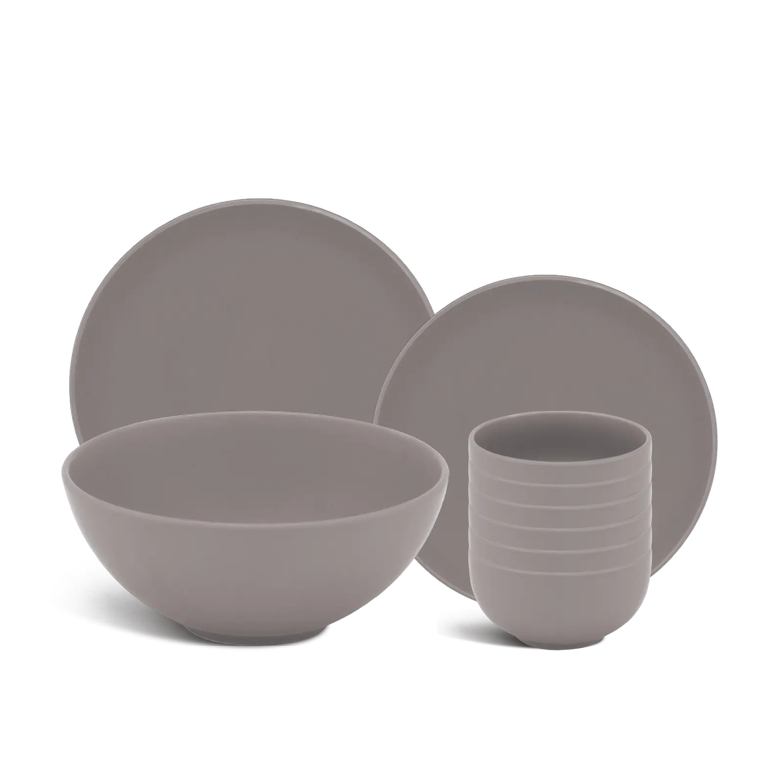 Bộ đồ ăn 09 sản phẩm - Timeless - Màu Xám 3