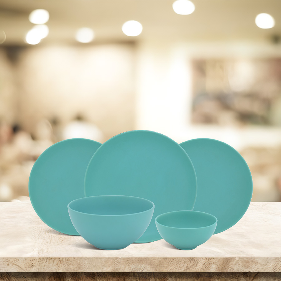 Bộ đồ ăn 17 sản phẩm - Timeless - Màu Xanh Dương