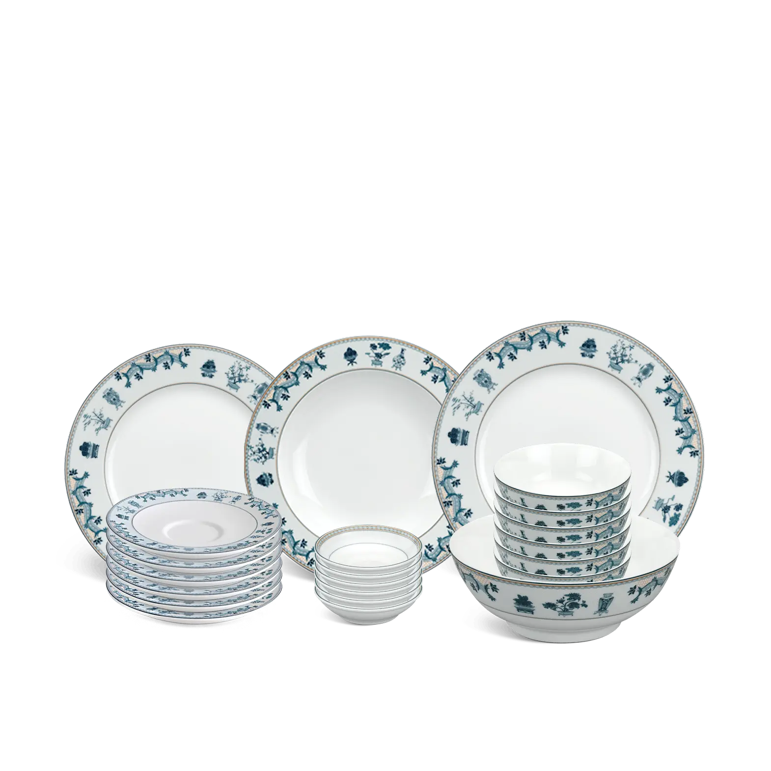 Bộ đồ ăn 22 sản phẩm - Jasmine - Tứ Quý