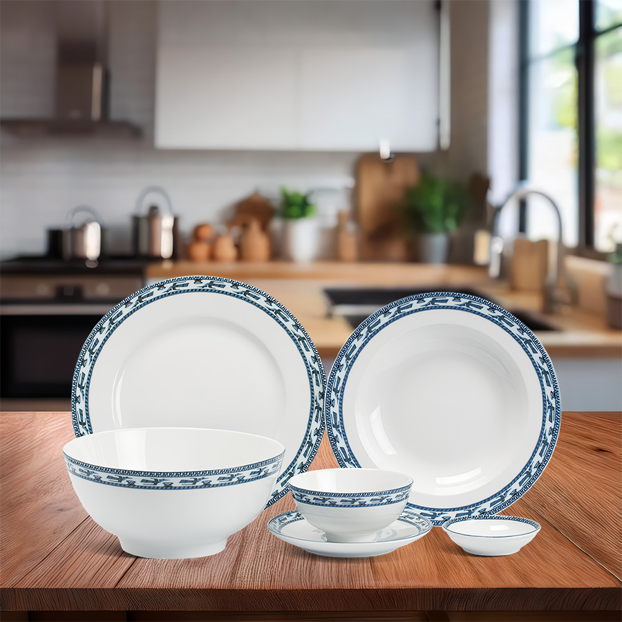Bộ đồ ăn 36 sản phẩm - Jasmine - Chim Lạc
