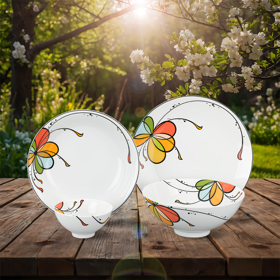 Bộ đồ ăn 9 sản phẩm - Daisy - Bóng Bay